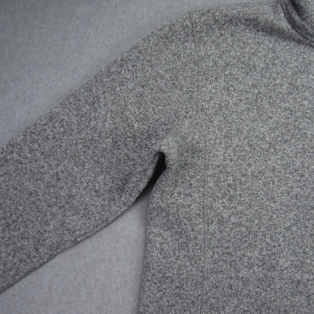 The North Face Sweater Mens Large Gray Heather Gordon Lyons 1/4‎ Zip Fleece